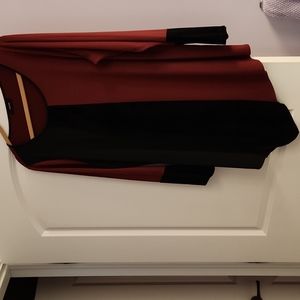 Alfani wine color tunic